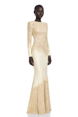 Mathilde White Embroidered Maxi Dress