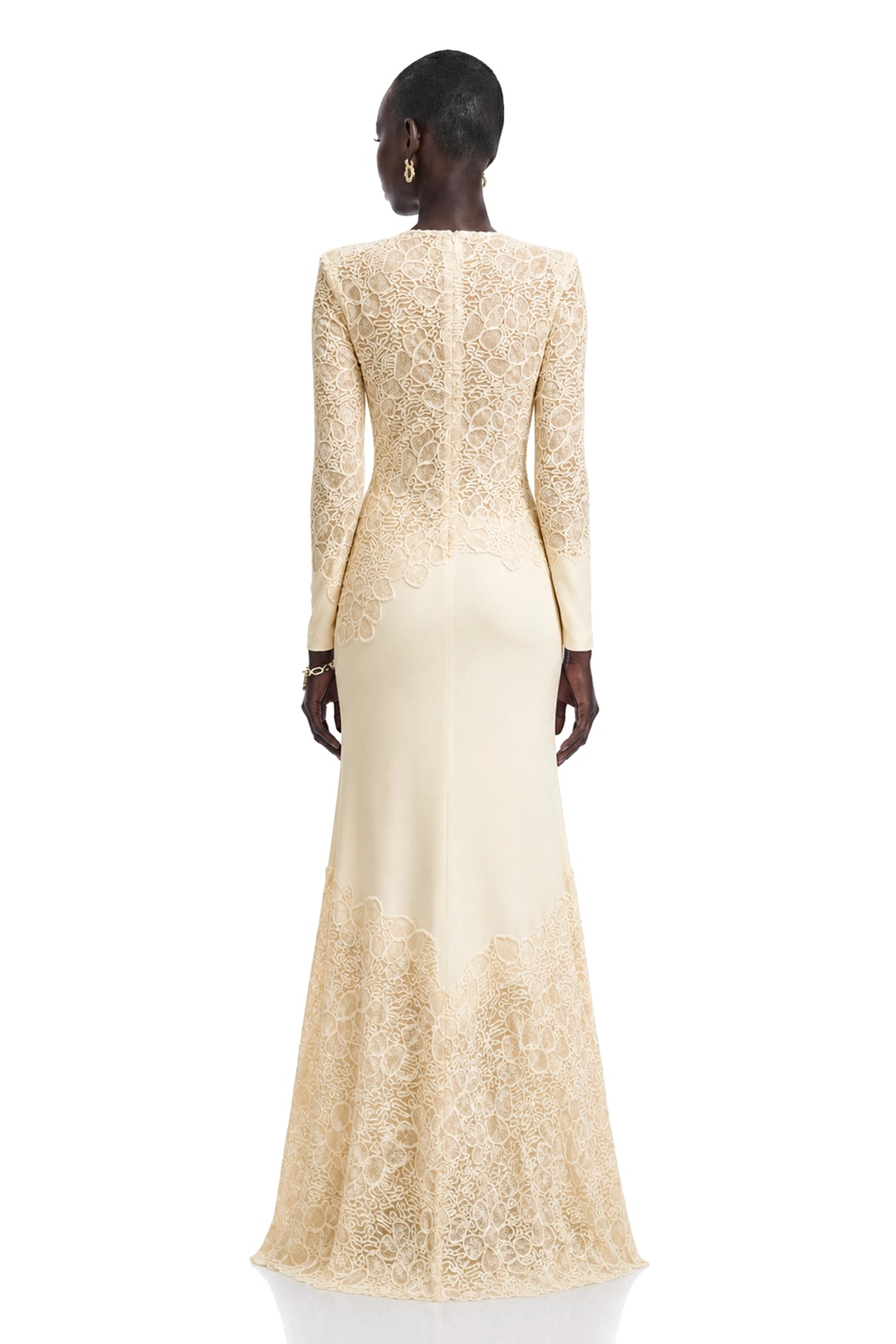Mathilde White Embroidered Maxi Dress