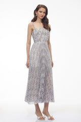 Mckensie White Floral Ruched Maxi Dress