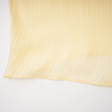 Meissa Yellow Asymmetrical Ruched Maxi Dress