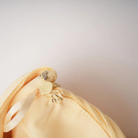 Meissa Yellow Asymmetrical Ruched Maxi Dress