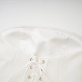 Mélanie White Corset Dress  Mesh Skirt Set