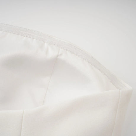 Mélanie White Corset Dress  Mesh Skirt Set