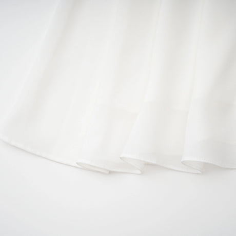 Melisande White Embellished Dress  Skirt Set