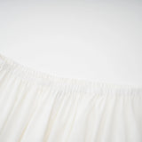 Melisande White Embellished Dress  Skirt Set