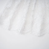 Michalina White Lace Convertible Gown with Detachable Skirt