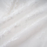 Michalina White Lace Convertible Gown with Detachable Skirt