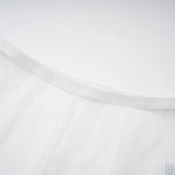 Michalina White Lace Convertible Gown with Long Sleeves
