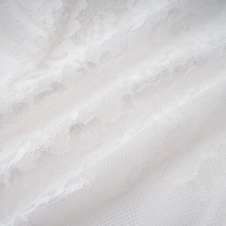 Michalina White Lace Convertible Gown with Long Sleeves