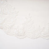 Mieke White SemiSheer Lace Maxi Dress