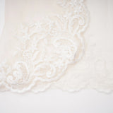Mieke White SemiSheer Lace Maxi Dress