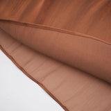 Mila Brown Pleated Satin Maxi Dress