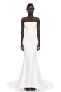 Mirewen White Off Shoulder Corset Maxi Dress