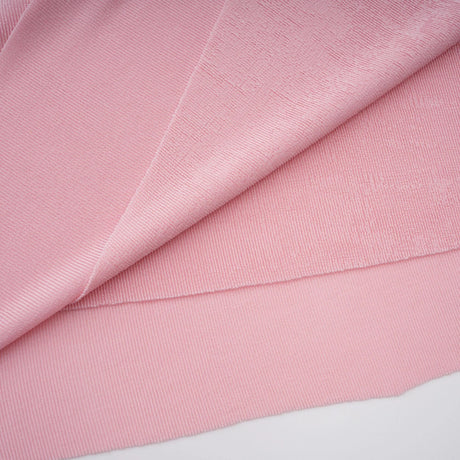 Moderne Pink Shawl Panel Ruched Maxi Dress