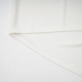 Mystérieuse White Turtleneck Draped Maxi Dress
