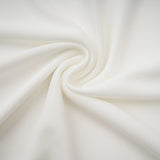 Mystérieuse White Turtleneck Draped Maxi Dress