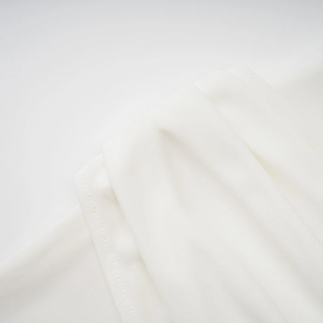 Mystérieuse White Turtleneck Draped Maxi Dress