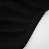 Nephele Black Off Shoulder Floral Lace Maxi Dress