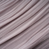 Nerida Silver Turtleneck Ruched Maxi Dress