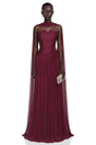 Niamh Red Cross Front Ruched Maxi Dress