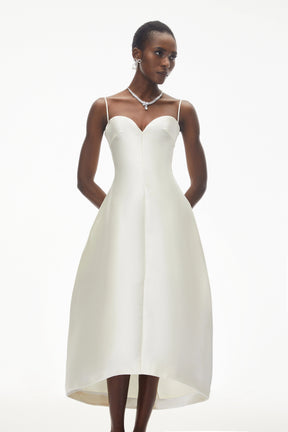 Nimue Ivory Sweetheart Midi Dress