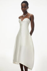 Nimue Ivory Sweetheart Midi Dress