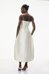Nimue Ivory Sweetheart Midi Dress