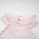 Nonchalante Pink Tiered Halterneck Maxi Dress