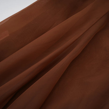 Filippa Midi Dress Rust Brown Asymmetrical
