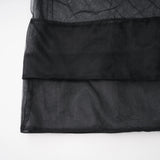 Ofra Black Pearl Pleated Midi Dress