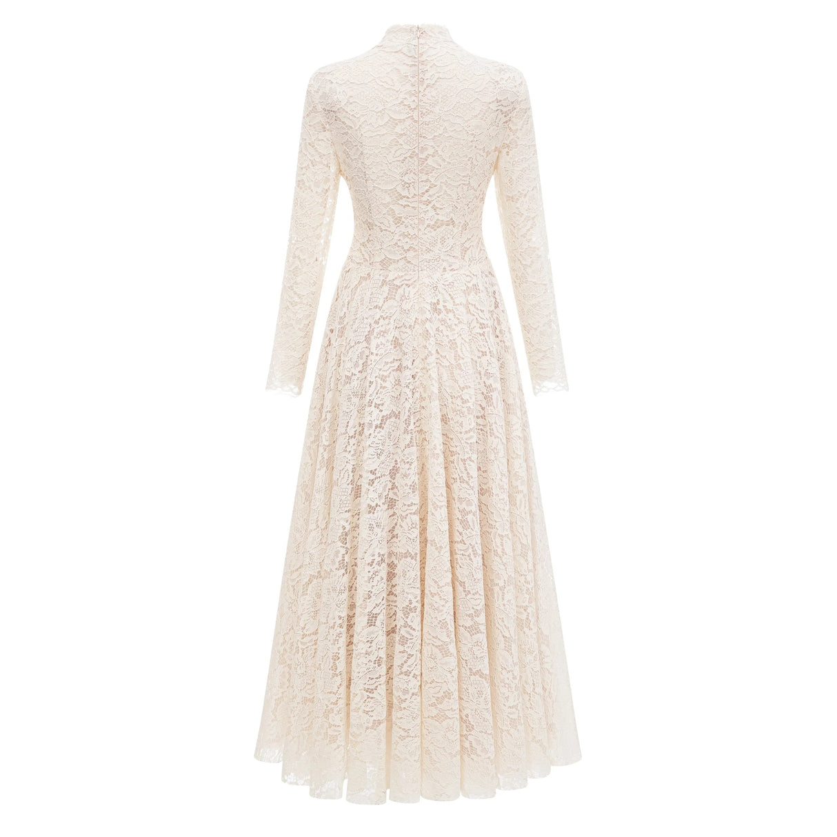 Oliana Ivory Lace Maxi Gown