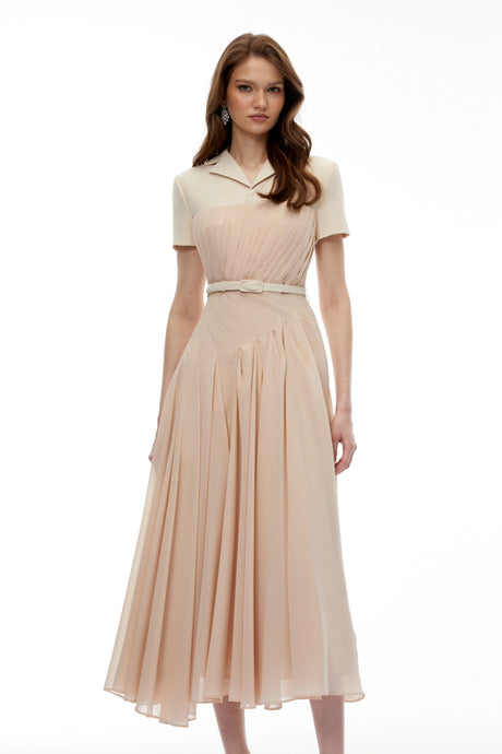 Ambra Maxi Dress Neutral Blazer