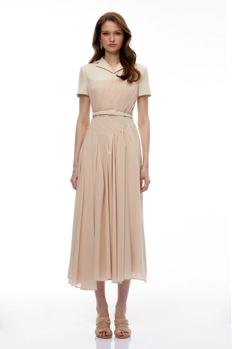Ambra Maxi Dress Neutral Blazer