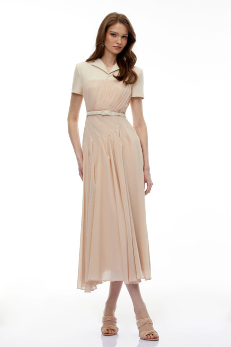 Ambra Maxi Dress Neutral Blazer