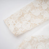 Oona White Floral Lace Pencil Midi Dress