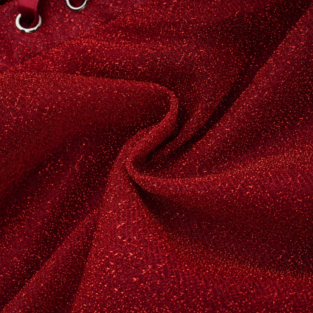 Orabelle Red Brilliance Drop Shiny Dress