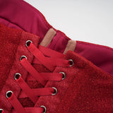 Orabelle Red Brilliance Drop Shiny Dress