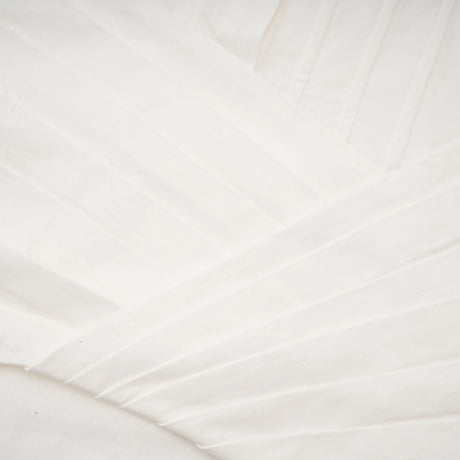 Orlane White CinchedWaist Pleated Mini Shirt Dress