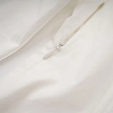Orlane White CinchedWaist Pleated Mini Shirt Dress