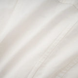 Orlane White CinchedWaist Pleated Mini Shirt Dress