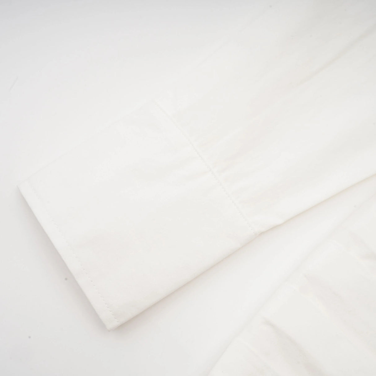 Orlane White CinchedWaist Pleated Mini Shirt Dress