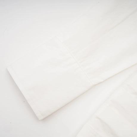 Riccarda Dress White Cinched-Waist Pleated Mini Shirt
