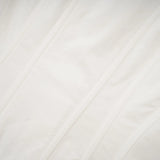 Orlane White CinchedWaist Pleated Mini Shirt Dress
