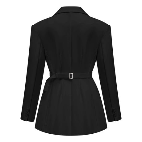 Adelina Mini Dress Black Double Breasted Blazer