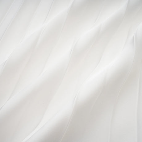 Palesa White Pleated Glossy Maxi Dress  Cape Set