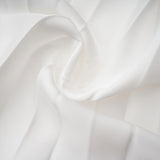 Palesa White Pleated Glossy Maxi Dress  Cape Set