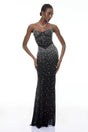 Parker Black Embellished Mermaid Maxi Dress