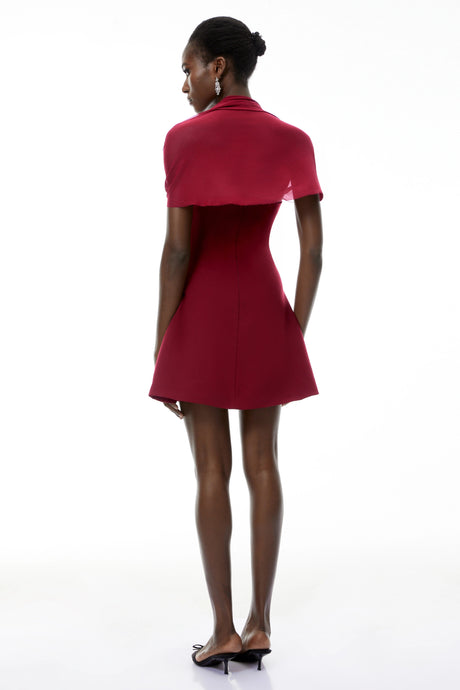 Morgan Mini Dress Red Sweetheart Neckline