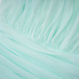 Pippa Green One Shoulder Pleated Maxi Dress