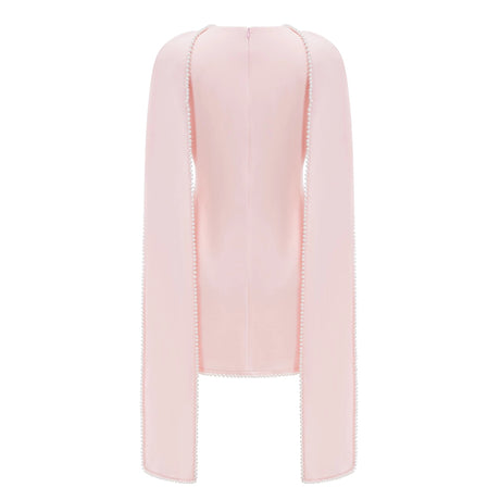 Mirella Mini Dress Pink Sleeveless Pearl Trim